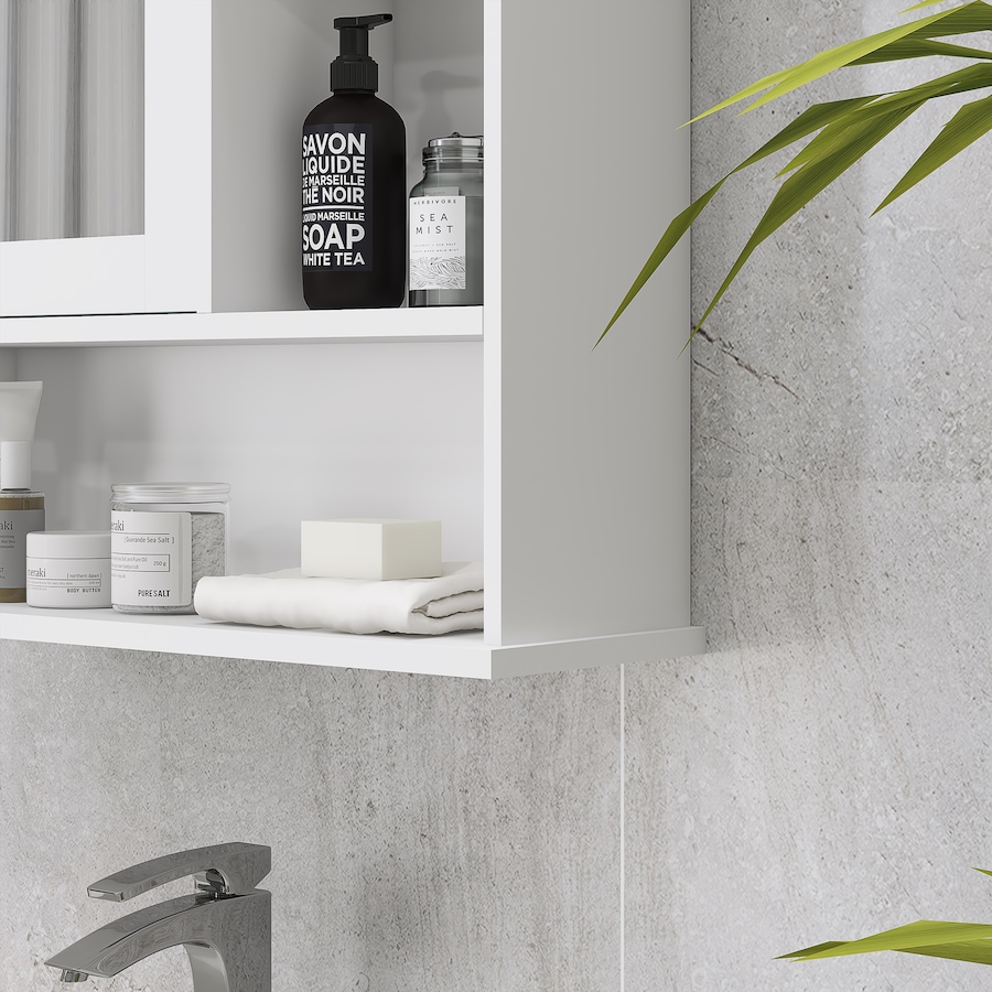 Image 929490_ALTMORE8.jpg, Product 929-490 / Price $79.99, kleankin Wall Mounted Bathroom Mirror Cabinet with Door Adjustable Shelf from Kleankin on TSC.ca's Home & Garden department