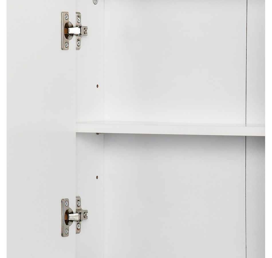 Image 929491_ALTMORE6.jpg, Product 929-491 / Price $66.99, HOMCOM Bathroom Medicine Cabinet, Wall Mounted Mirror Cabinet, White from HOMCOM on TSC.ca's Home & Garden department
