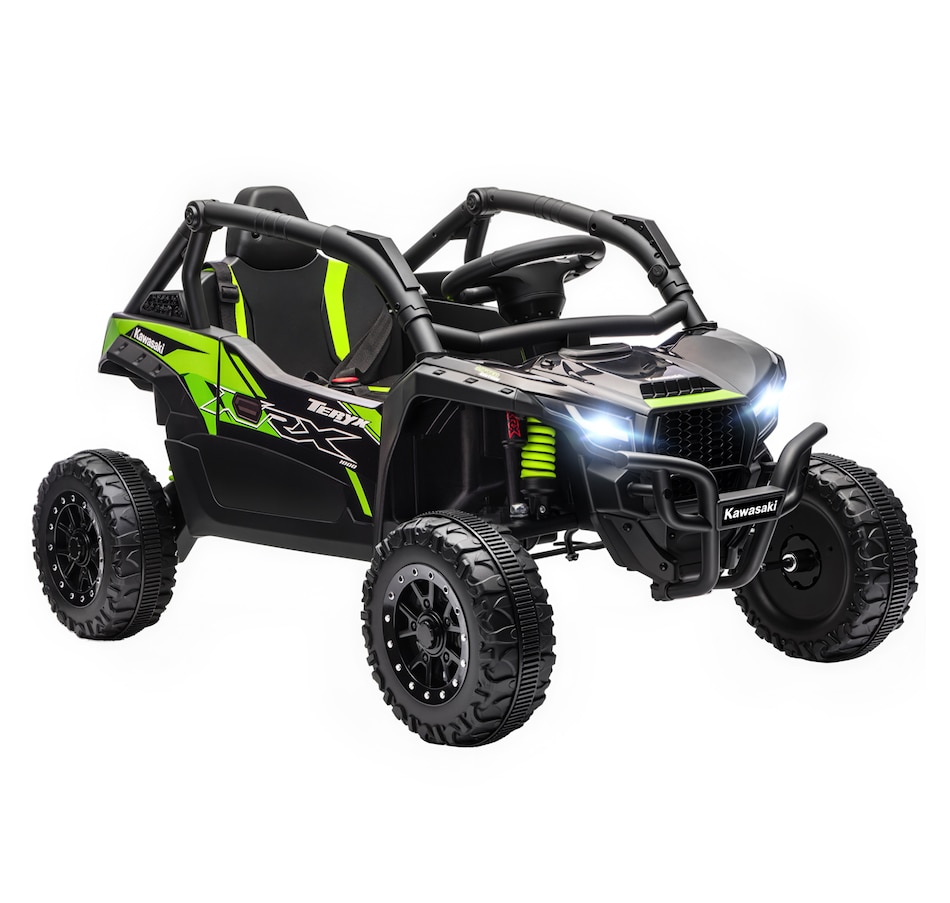 Image 929498.jpg, Product 929-498 / Price $159.99, Qaba 12V Licensed 2WD Electric Ride on Truck with Rear Suspension, Black from Qaba on TSC.ca's Toys & Hobbies department