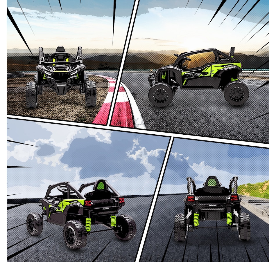 Image 929498_ALTMORE7.jpg, Product 929-498 / Price $159.99, Qaba 12V Licensed 2WD Electric Ride on Truck with Rear Suspension, Black from Qaba on TSC.ca's Toys & Hobbies department