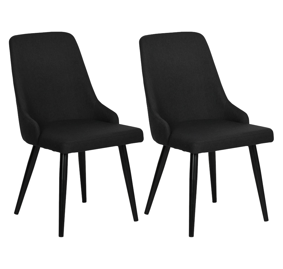 Image 929531.jpg, Product 929-531 / Price $179.99, HOMCOM Dining Chair Set of 2, Fabric Upholstered Side Chairs for Kitchen from HOMCOM on TSC.ca's Home & Garden department