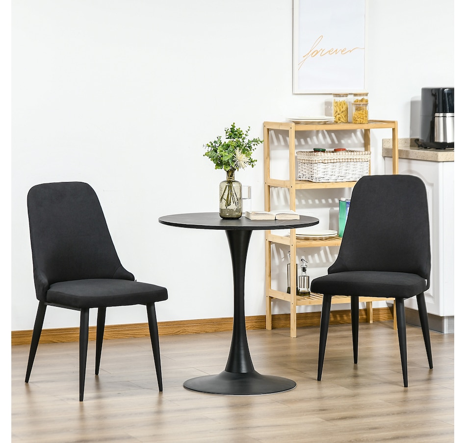 Image 929531_ALTMORE3.jpg, Product 929-531 / Price $179.99, HOMCOM Dining Chair Set of 2, Fabric Upholstered Side Chairs for Kitchen from HOMCOM on TSC.ca's Home & Garden department