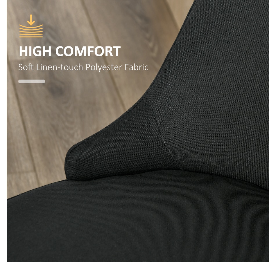 Image 929531_ALTMORE5.jpg, Product 929-531 / Price $179.99, HOMCOM Dining Chair Set of 2, Fabric Upholstered Side Chairs for Kitchen from HOMCOM on TSC.ca's Home & Garden department