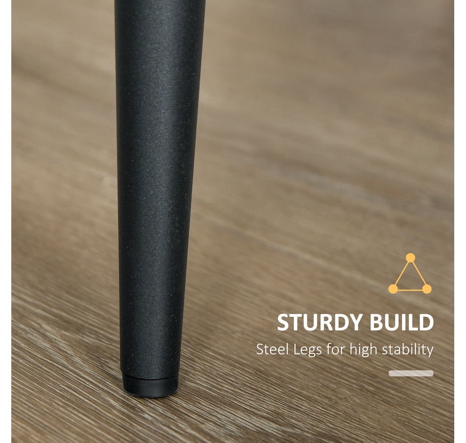 Image 929531_ALTMORE6.jpg, Product 929-531 / Price $179.99, HOMCOM Dining Chair Set of 2, Fabric Upholstered Side Chairs for Kitchen from HOMCOM on TSC.ca's Home & Garden department