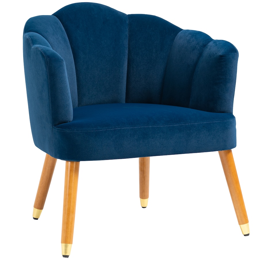 Image 929559.jpg, Product 929-559 / Price $199.99, HOMCOM Modern Accent Chair Upholstered Velvet Armchair with Arms Wood Legs from HOMCOM on TSC.ca's Home & Garden department