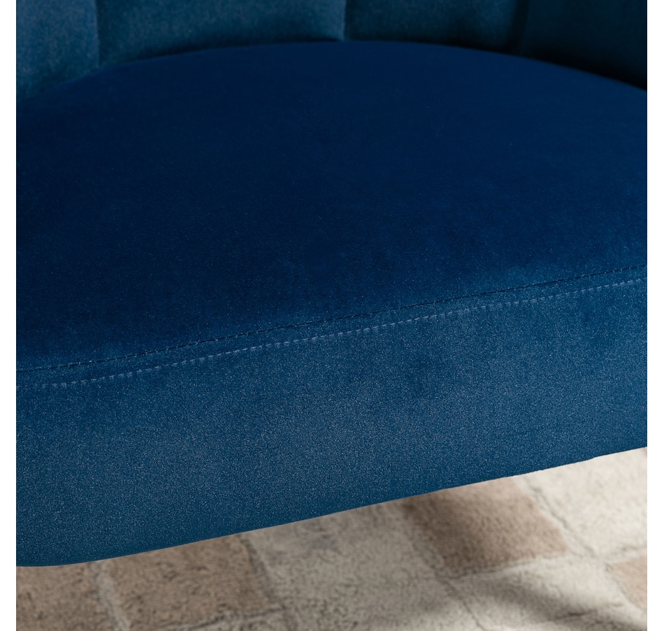 Image 929559_ALTMORE7.jpg, Product 929-559 / Price $199.99, HOMCOM Modern Accent Chair Upholstered Velvet Armchair with Arms Wood Legs from HOMCOM on TSC.ca's Home & Garden department