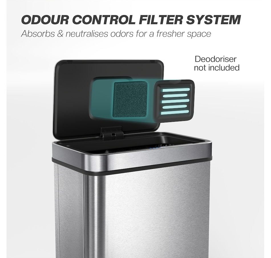 Image 929568_ALTMORE7.jpg, Product 929-568 / Price $99.99, HOMCOM Sensor Trash Can with Soft-Close Lid, Sensor Garbage Can from HOMCOM on TSC.ca's Kitchen department