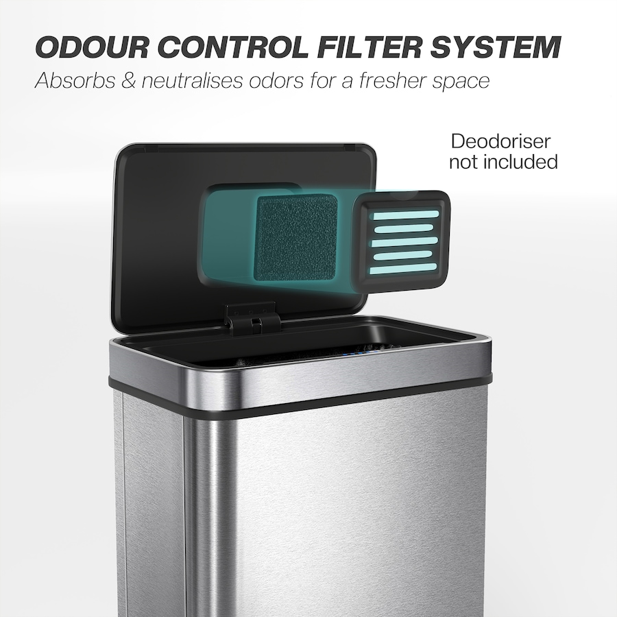 Image 929568_ALTMORE7.jpg, Product 929-568 / Price $99.99 - $104.99, HOMCOM Sensor Trash Can with Soft-Close Lid, Sensor Garbage Can from HOMCOM on TSC.ca's Kitchen department