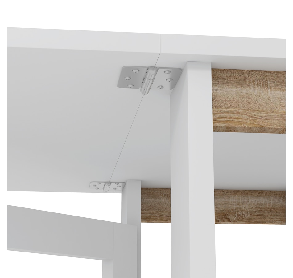 Image 929580_ALTMORE7.jpg, Product 929-580 / Price $139.99 - $144.99, HOMCOM Foldable Dining Table, Drop Leaf Table with Storage for Kitchen from HOMCOM on TSC.ca's Home & Garden department