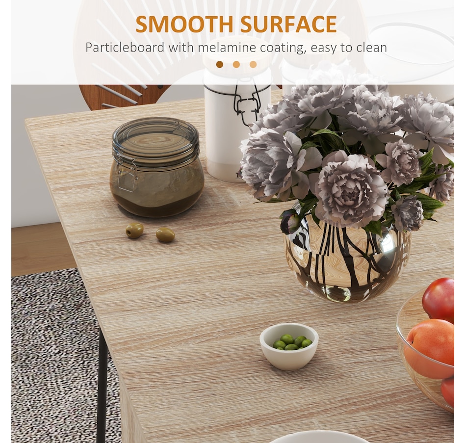 Image 929585_ALTMORE30.jpg, Product 929-585 / Price $129.99 - $144.99, HOMCOM Folding Dining Table, Drop Leaf Table with 2-tier Shelves from HOMCOM on TSC.ca's Home & Garden department