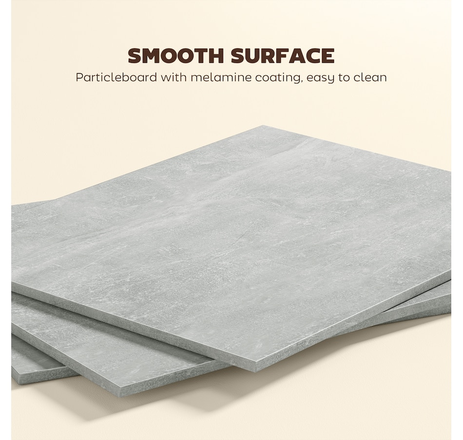 Image 929585_ALTMORE55.jpg, Product 929-585 / Price $129.99 - $144.99, HOMCOM Folding Dining Table, Drop Leaf Table with 2-tier Shelves from HOMCOM on TSC.ca's Home & Garden department