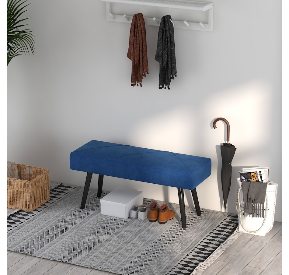 Image 929592_ALTMORE15.jpg, Product 929-592 / Price $84.99 - $104.99, HOMCOM 39" End of Bed Bench, Upholstered Entryway Bench for Living Room from HOMCOM on TSC.ca's Home & Garden department
