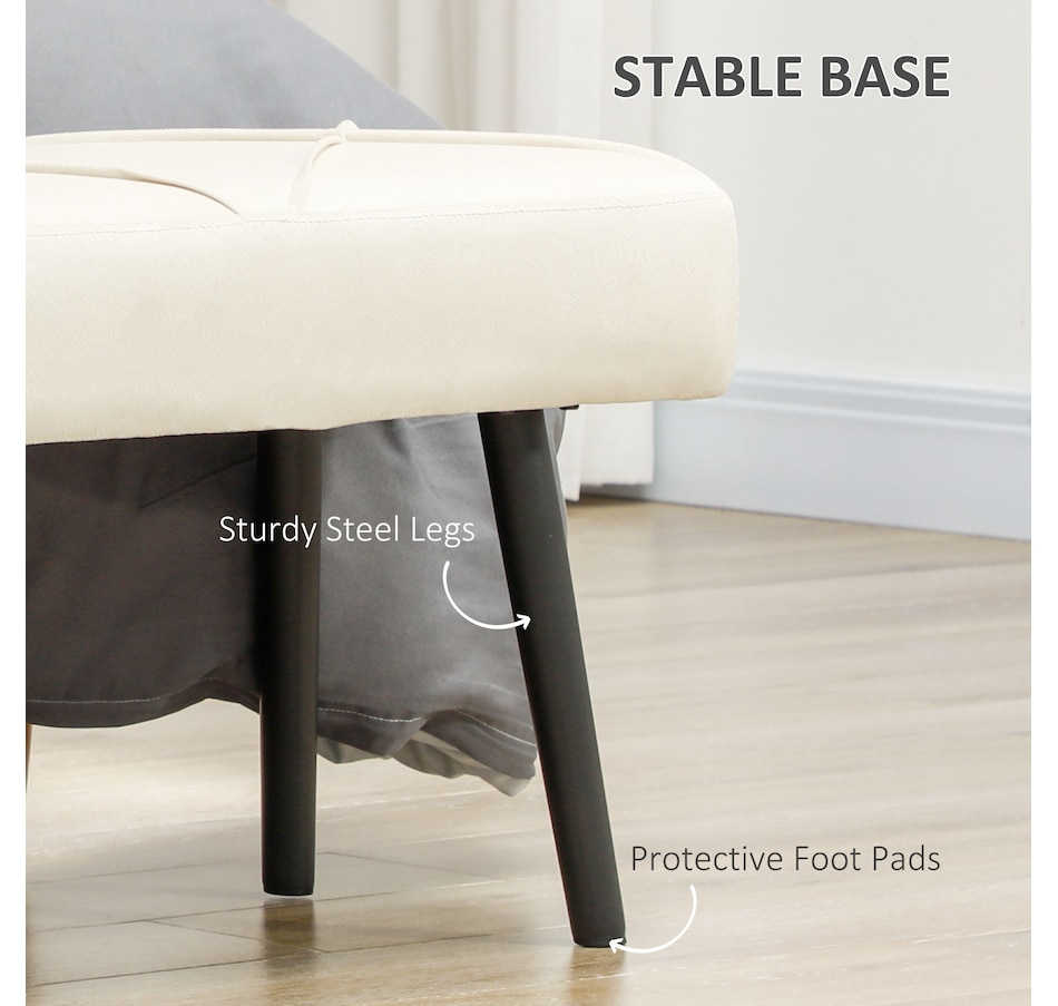 Image 929592_ALTMORE20.jpg, Product 929-592 / Price $84.99 - $104.99, HOMCOM 39" End of Bed Bench, Upholstered Entryway Bench for Living Room from HOMCOM on TSC.ca's Home & Garden department