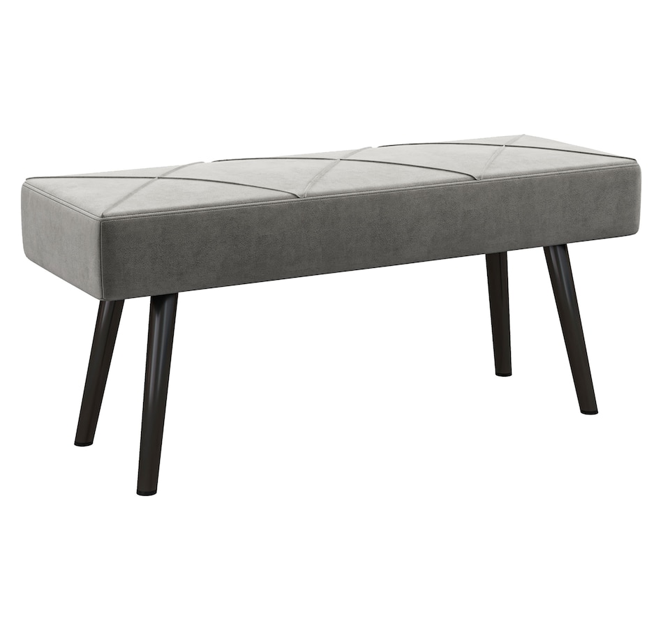 Image 929592_ST01.jpg, Product 929-592 / Price $84.99 - $104.99, HOMCOM 39" End of Bed Bench, Upholstered Entryway Bench for Living Room from HOMCOM on TSC.ca's Home & Garden department