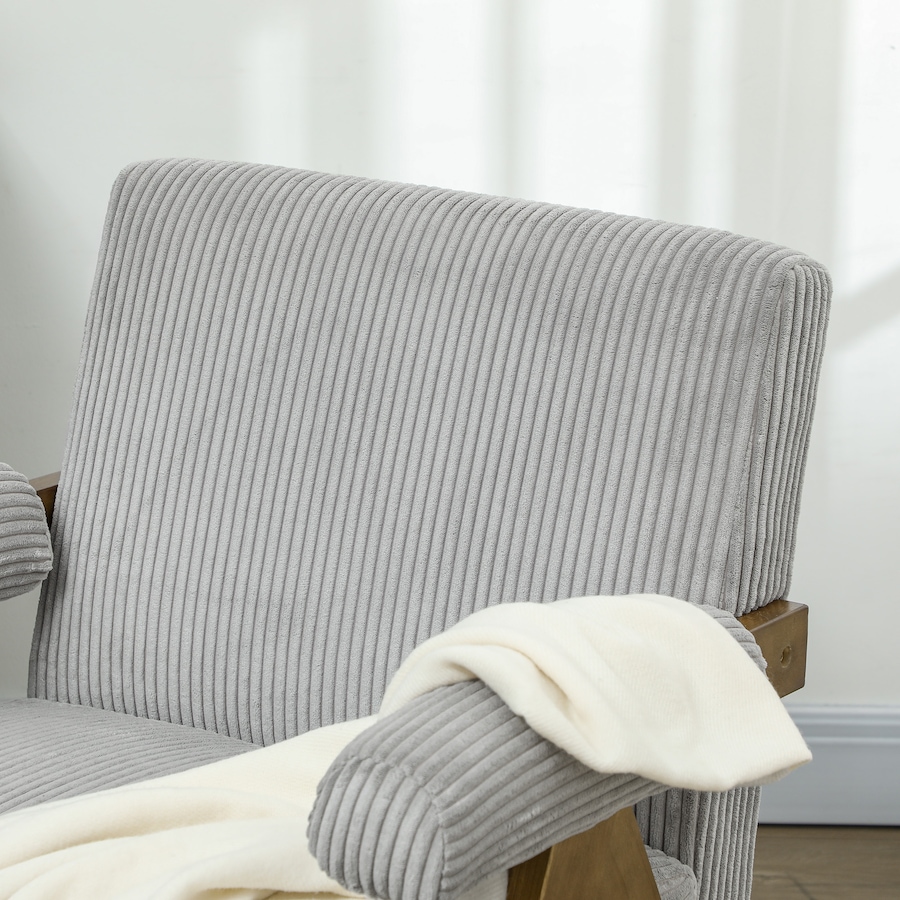 Image 929596_ALTMORE15.jpg, Product 929-596 / Price $135.99 - $174.99, HOMCOM Accent Chair with Wide Seat and Padded Armrests from HOMCOM on TSC.ca's Home & Garden department