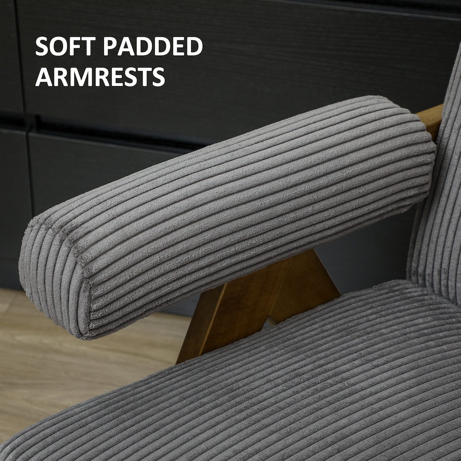 Image 929596_ALTMORE20.jpg, Product 929-596 / Price $135.99 - $174.99, HOMCOM Accent Chair with Wide Seat and Padded Armrests from HOMCOM on TSC.ca's Home & Garden department