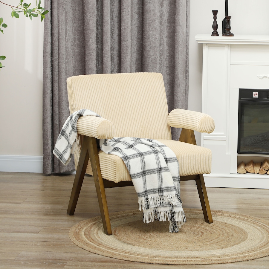 Image 929596_ALTMORE25.jpg, Product 929-596 / Price $135.99 - $174.99, HOMCOM Accent Chair with Wide Seat and Padded Armrests from HOMCOM on TSC.ca's Home & Garden department