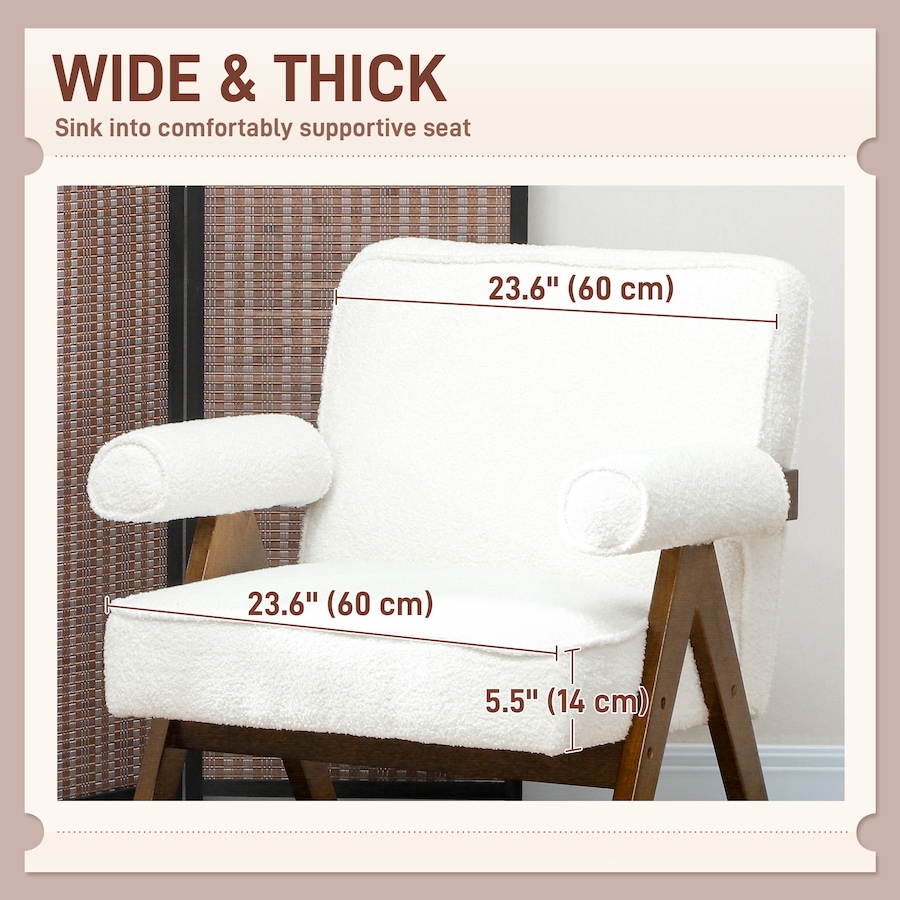Image 929596_ALTMORE3.jpg, Product 929-596 / Price $135.99 - $174.99, HOMCOM Accent Chair with Wide Seat and Padded Armrests from HOMCOM on TSC.ca's Home & Garden department