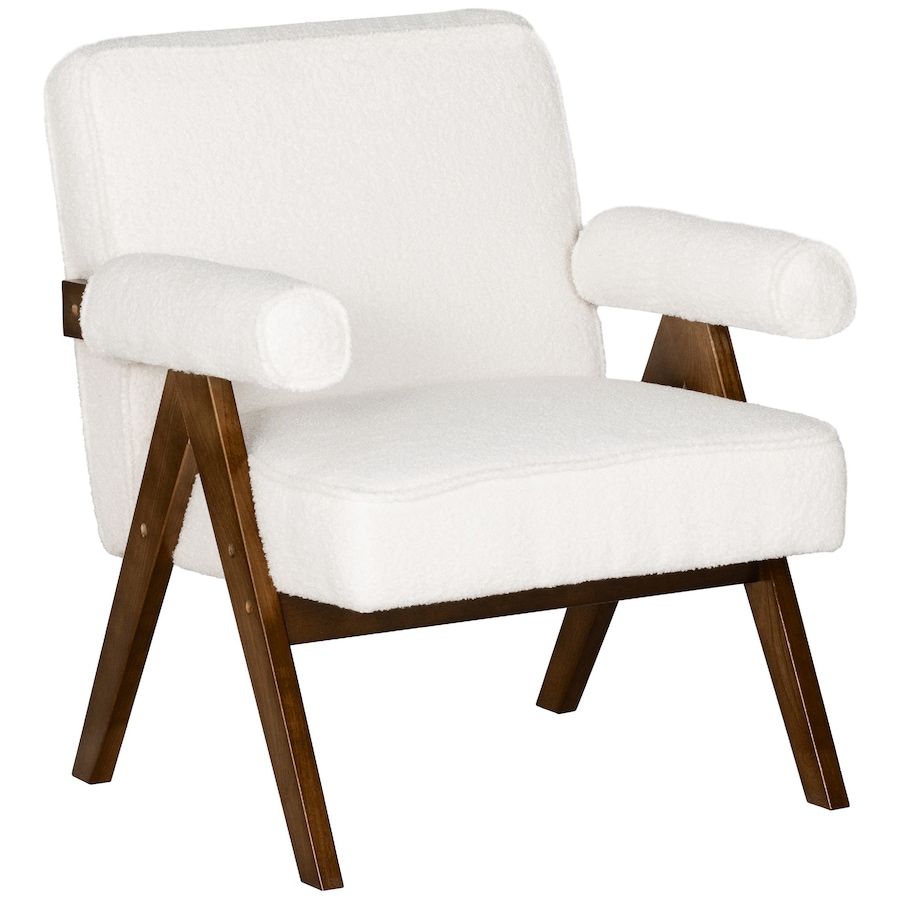 Image 929596_ST01.jpg, Product 929-596 / Price $135.99 - $174.99, HOMCOM Accent Chair with Wide Seat and Padded Armrests from HOMCOM on TSC.ca's Home & Garden department
