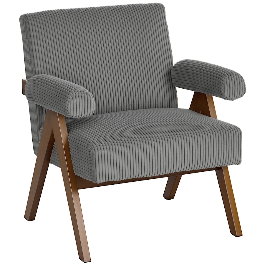 Image 929596_ST03.jpg, Product 929-596 / Price $135.99 - $174.99, HOMCOM Accent Chair with Wide Seat and Padded Armrests from HOMCOM on TSC.ca's Home & Garden department