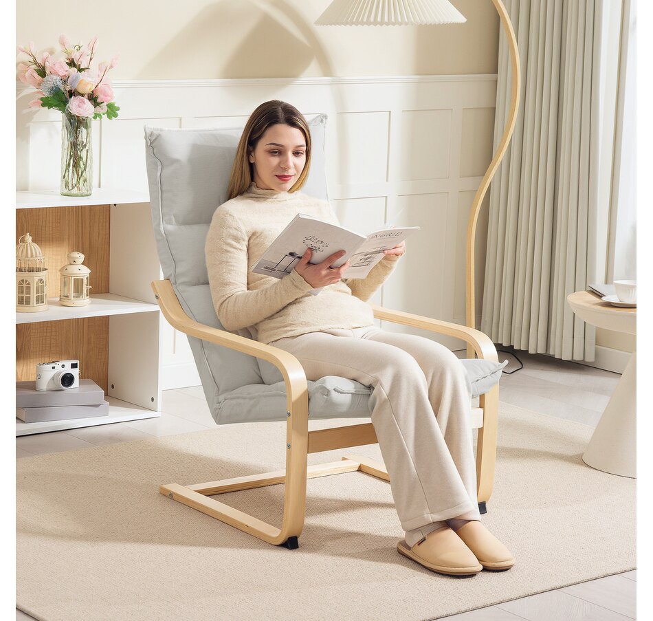 Image 929605_ALTMORE9.jpg, Product 929-605 / Price $119.99 - $124.99, HOMCOM Birch Wood Fabric Modern Armchair, Accent Chair from HOMCOM on TSC.ca's Home & Garden department