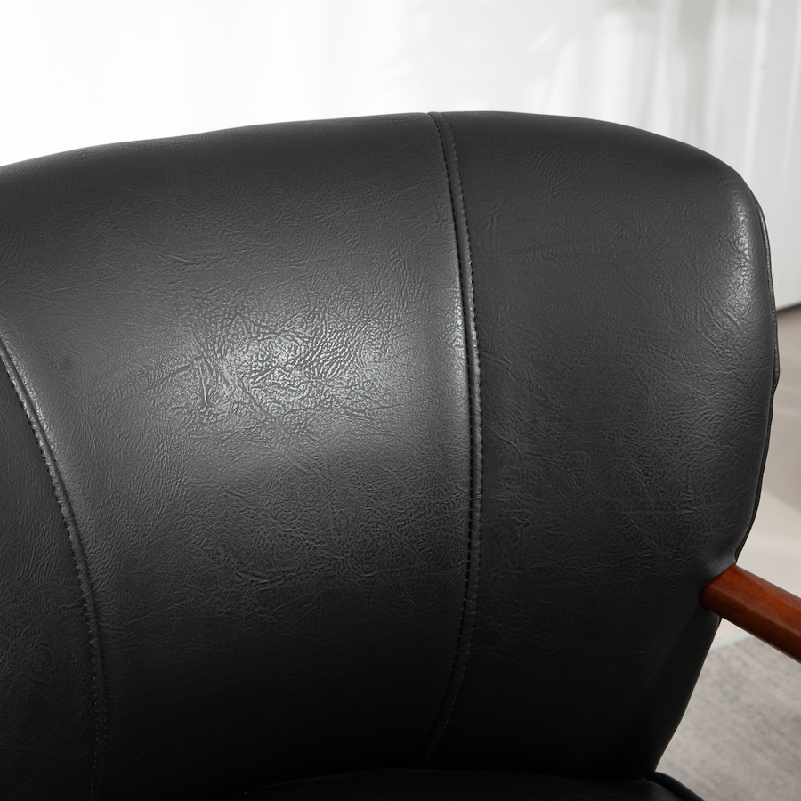 Image 929607_ALTMORE15.jpg, Product 929-607 / Price $203.69 - $229.99, HOMCOM Accent Chair Faux Leather Upholstered Armchair with Wood Legs from HOMCOM on TSC.ca's Home & Garden department