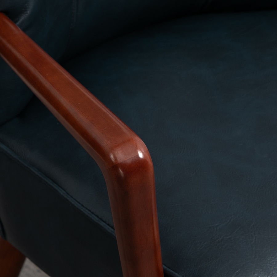 Image 929607_ALTMORE8.jpg, Product 929-607 / Price $203.69 - $229.99, HOMCOM Accent Chair Faux Leather Upholstered Armchair with Wood Legs from HOMCOM on TSC.ca's Home & Garden department