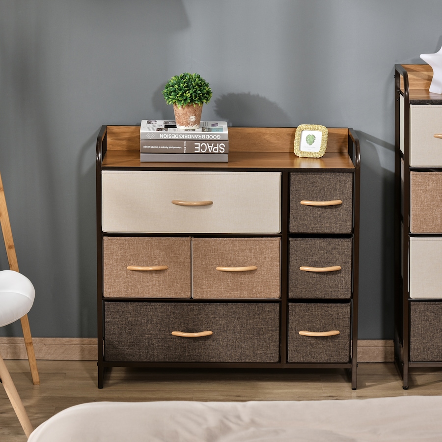 Image 929612_ALTMORE14.jpg, Product 929-612 / Price $89.99, HOMCOM Drawer Dresser, Fabric Chest of Drawers, Storage Organizer Steel Frame from HOMCOM on TSC.ca's Home & Garden department