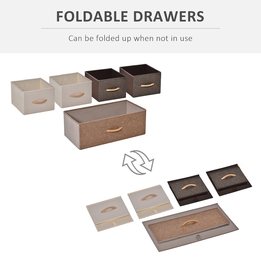 Image 929612_ALTMORE19.jpg, Product 929-612 / Price $89.99, HOMCOM Drawer Dresser, Fabric Chest of Drawers, Storage Organizer Steel Frame from HOMCOM on TSC.ca's Home & Garden department