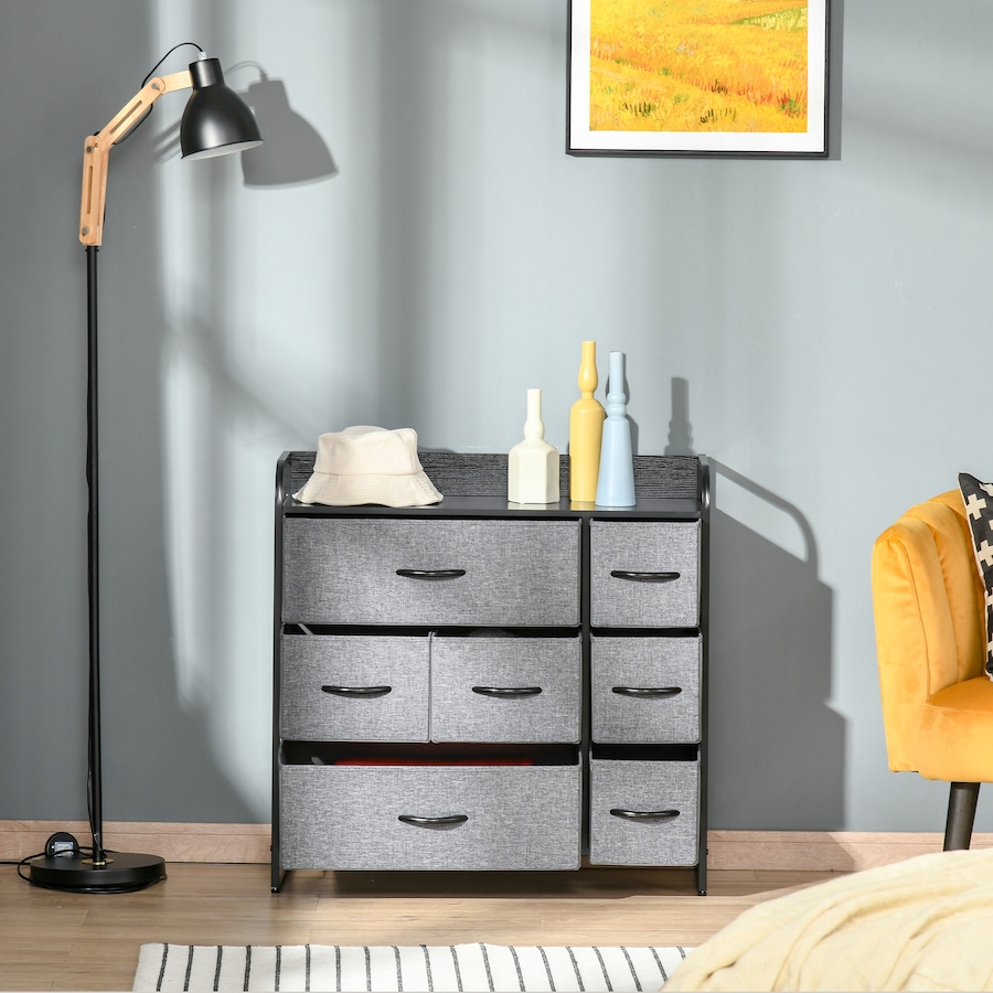 Image 929612_ALTMORE3.jpg, Product 929-612 / Price $89.99, HOMCOM Drawer Dresser, Fabric Chest of Drawers, Storage Organizer Steel Frame from HOMCOM on TSC.ca's Home & Garden department