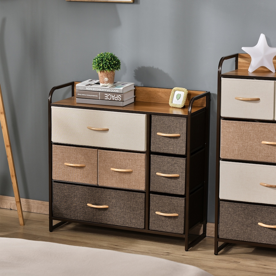 Image 929612_ALTMORE9.jpg, Product 929-612 / Price $89.99, HOMCOM Drawer Dresser, Fabric Chest of Drawers, Storage Organizer Steel Frame from HOMCOM on TSC.ca's Home & Garden department