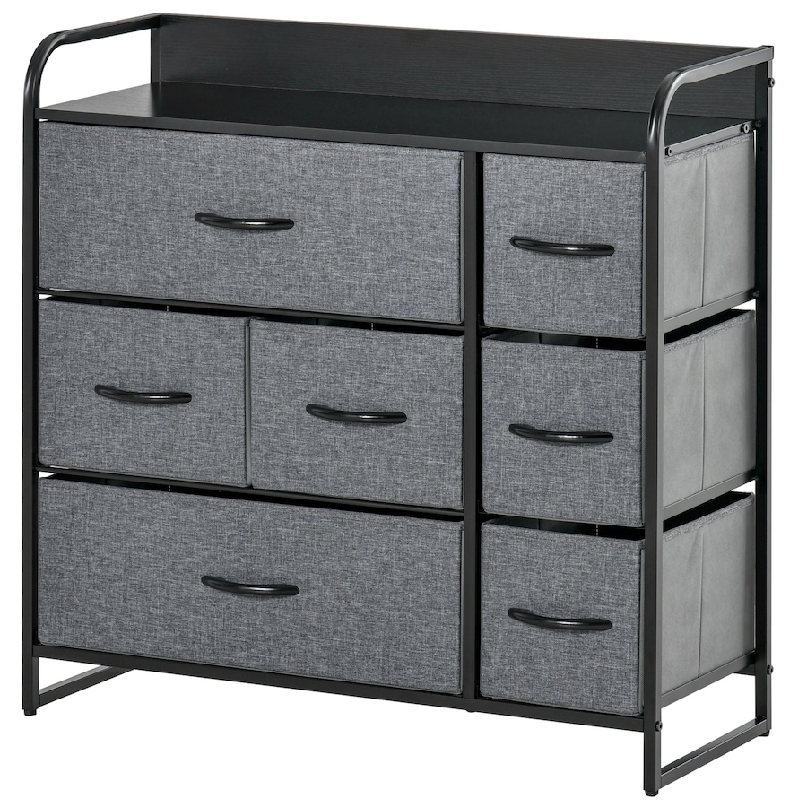 Image 929612_ST01.jpg, Product 929-612 / Price $89.99, HOMCOM Drawer Dresser, Fabric Chest of Drawers, Storage Organizer Steel Frame from HOMCOM on TSC.ca's Home & Garden department