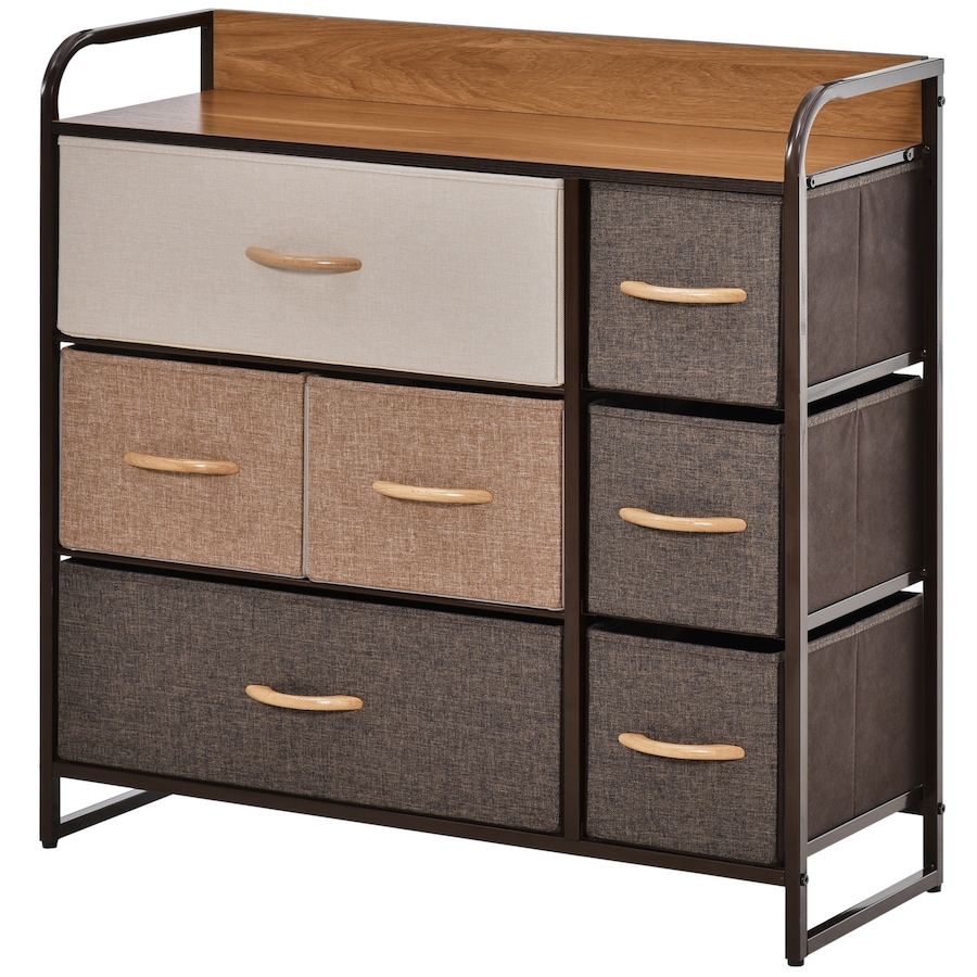 Image 929612_ST02.jpg, Product 929-612 / Price $89.99, HOMCOM Drawer Dresser, Fabric Chest of Drawers, Storage Organizer Steel Frame from HOMCOM on TSC.ca's Home & Garden department