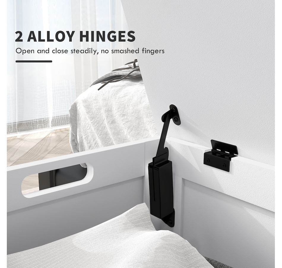 Image 929617_ALTMORE12.jpg, Product 929-617 / Price $103.26 - $119.99, HOMCOM Storage Chest with 2 Safety Hinges, Storage Bench for Living Room from HOMCOM on TSC.ca's Home & Garden department