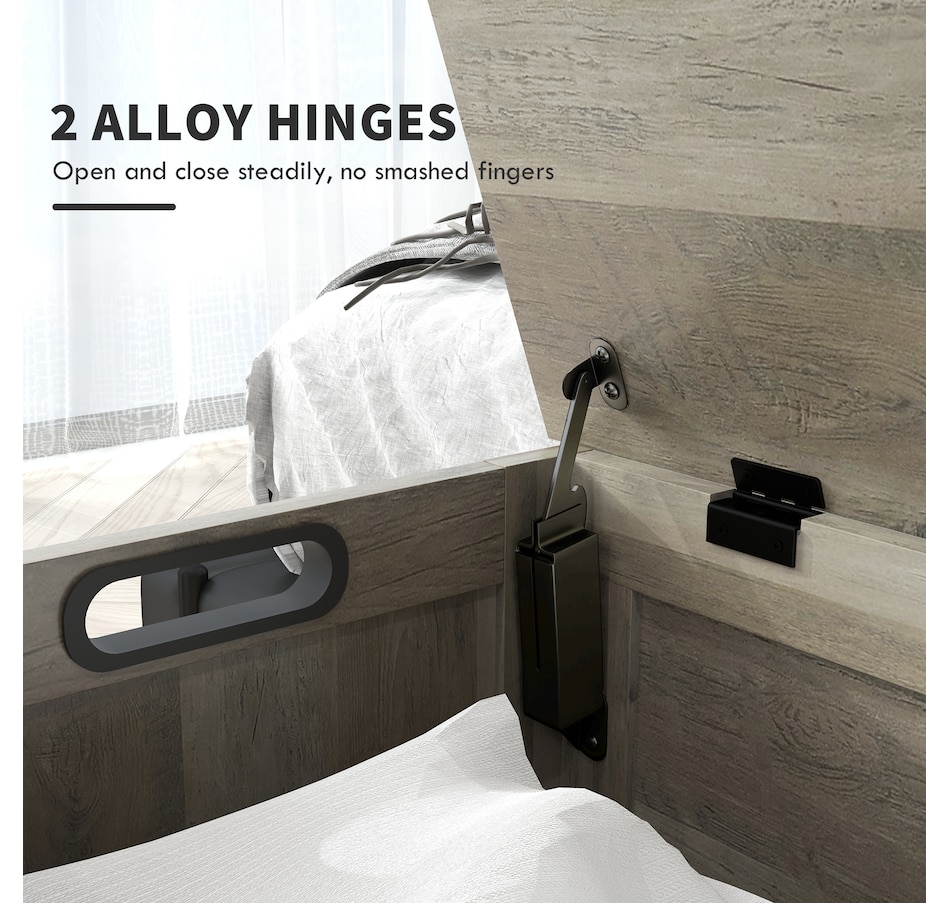 Image 929617_ALTMORE20.jpg, Product 929-617 / Price $103.26 - $119.99, HOMCOM Storage Chest with 2 Safety Hinges, Storage Bench for Living Room from HOMCOM on TSC.ca's Home & Garden department