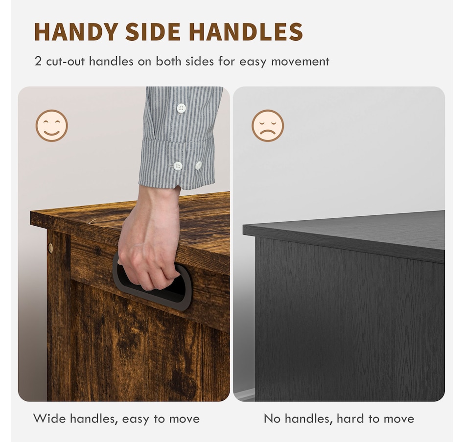 Image 929617_ALTMORE29.jpg, Product 929-617 / Price $103.26 - $119.99, HOMCOM Storage Chest with 2 Safety Hinges, Storage Bench for Living Room from HOMCOM on TSC.ca's Home & Garden department