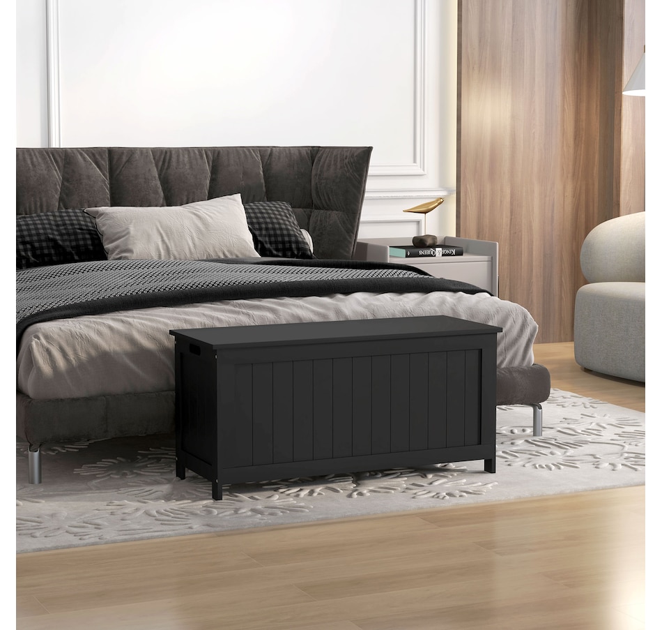 Image 929617_ALTMORE7.jpg, Product 929-617 / Price $103.26 - $119.99, HOMCOM Storage Chest with 2 Safety Hinges, Storage Bench for Living Room from HOMCOM on TSC.ca's Home & Garden department