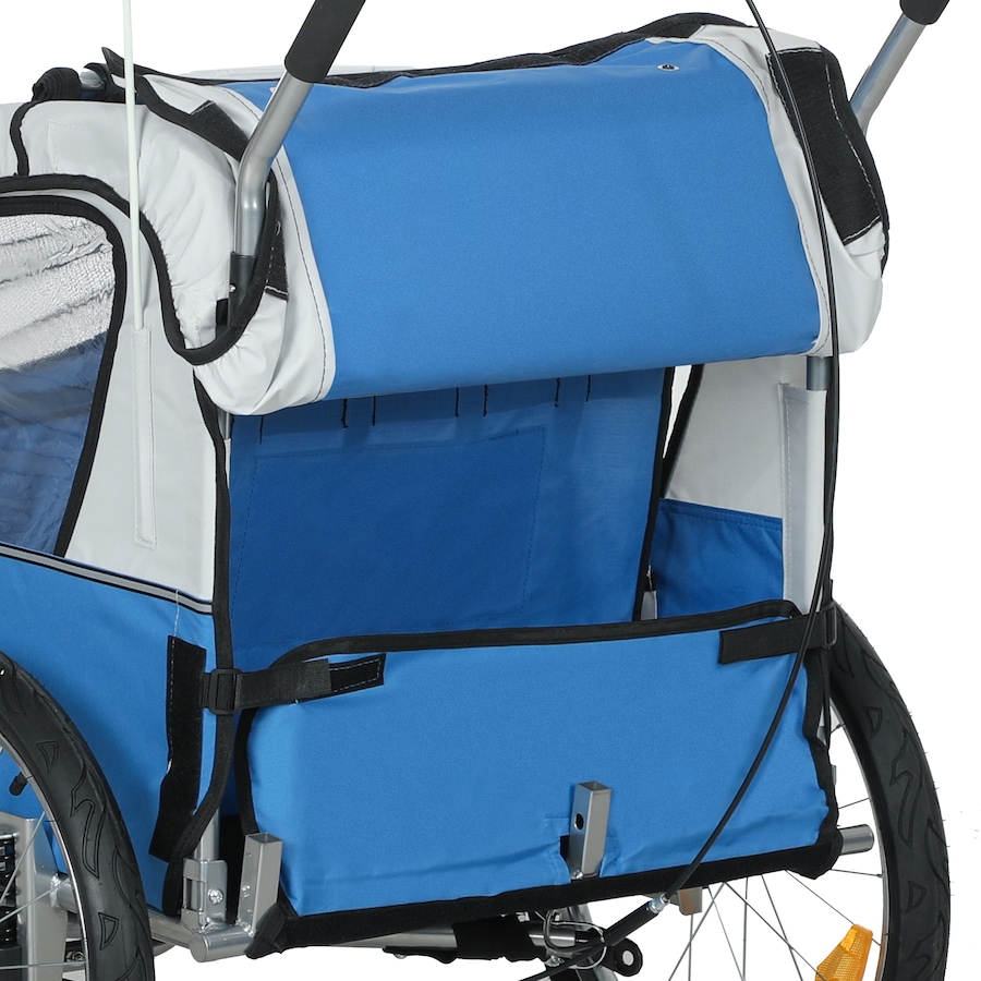 Image 929624_ALTMORE8.jpg, Product 929-624 / Price $216.99, Aosom 2-in-1 Bike Trailer for Kids, Foldable Baby Stroller Carrier, Blue from Aosom on TSC.ca's Toys & Hobbies department