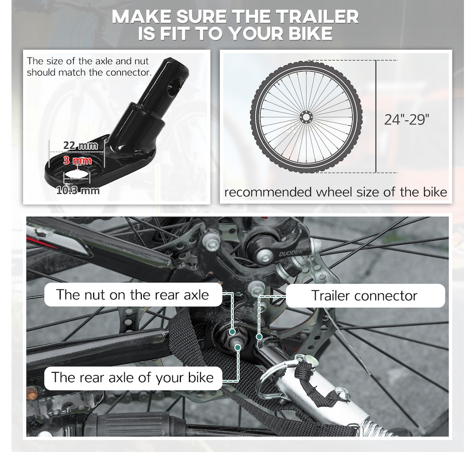 Image 929628_ALTMORE6.jpg, Product 929-628 / Price $349.99, Aosom 2-in-1 Bike Trailer for Kids, Foldable Baby Stroller Carrier, Orange from Aosom on TSC.ca's Toys & Hobbies department