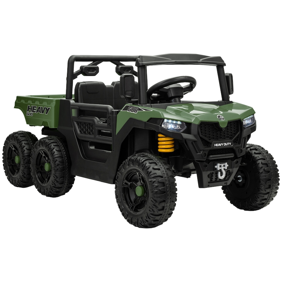 Image 929630.jpg, Product 929-630 / Price $339.99, Qaba 24V 4WD Kids Ride On Truck with 6 Wheels and Dump Bed, Green from Qaba on TSC.ca's Toys & Hobbies department