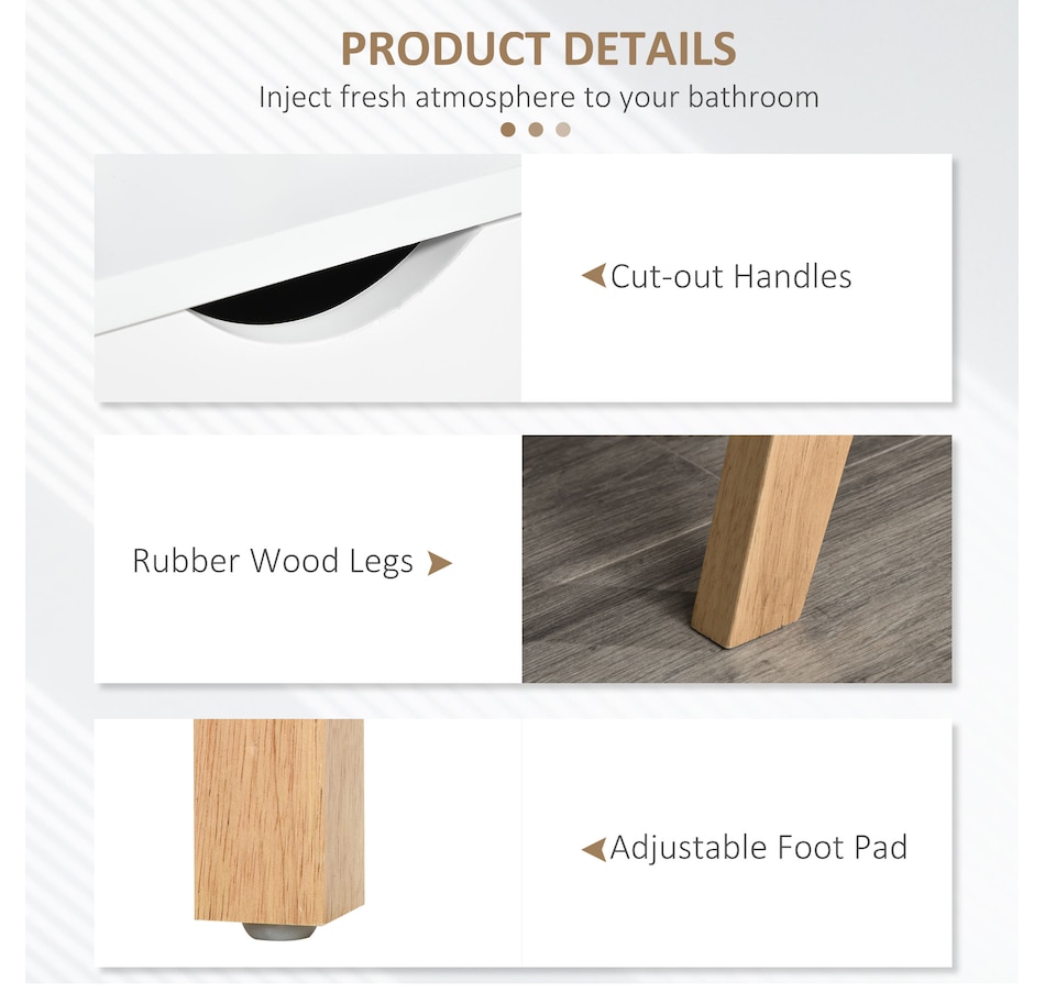 Image 929645_ALTMORE6.jpg, Product 929-645 / Price $174.99, HOMCOM TV Stand Media Entertainment Center Living Room Elegent Style White from HOMCOM on TSC.ca's Home & Garden department