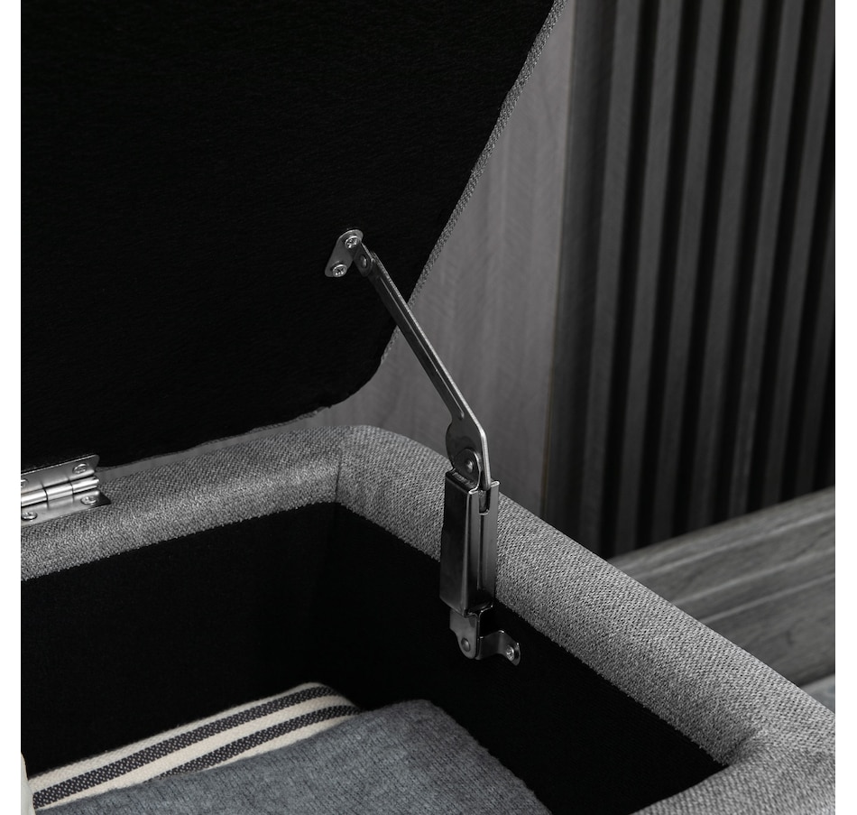 Image 929657_ALTMORE8.jpg, Product 929-657 / Price $134.99 - $144.99, HOMCOM Storage Ottoman Bench, Linen Fabric Footstool from HOMCOM on TSC.ca's Home & Garden department