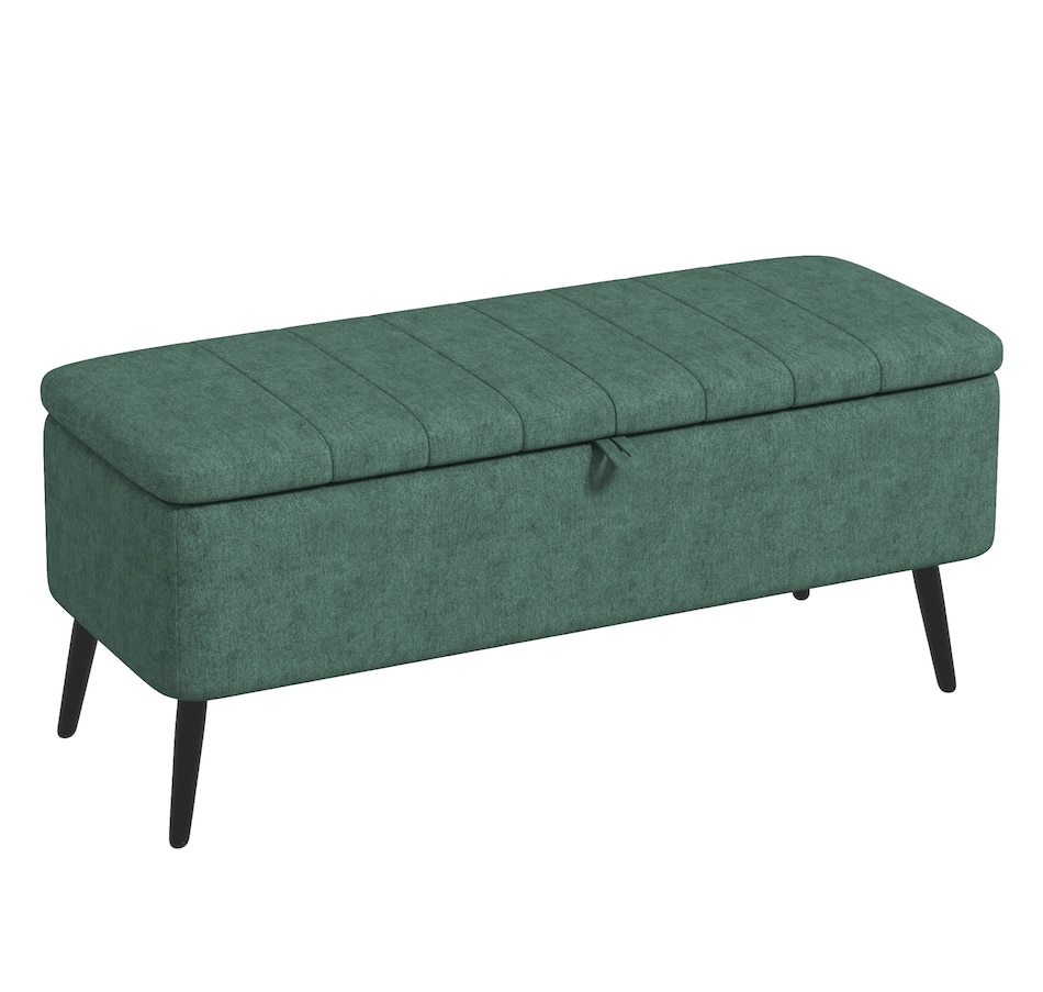 Image 929657_ST04.jpg, Product 929-657 / Price $134.99 - $144.99, HOMCOM Storage Ottoman Bench, Linen Fabric Footstool from HOMCOM on TSC.ca's Home & Garden department