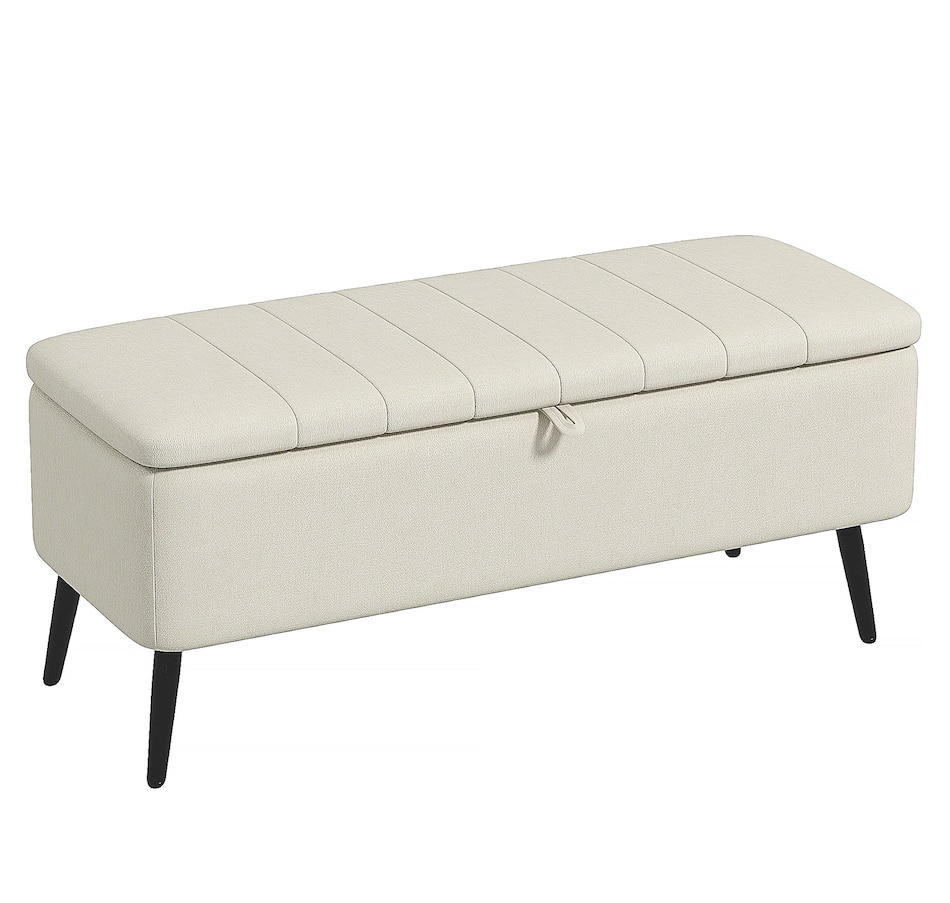 Image 929657_ST05.jpg, Product 929-657 / Price $134.99 - $144.99, HOMCOM Storage Ottoman Bench, Linen Fabric Footstool from HOMCOM on TSC.ca's Home & Garden department