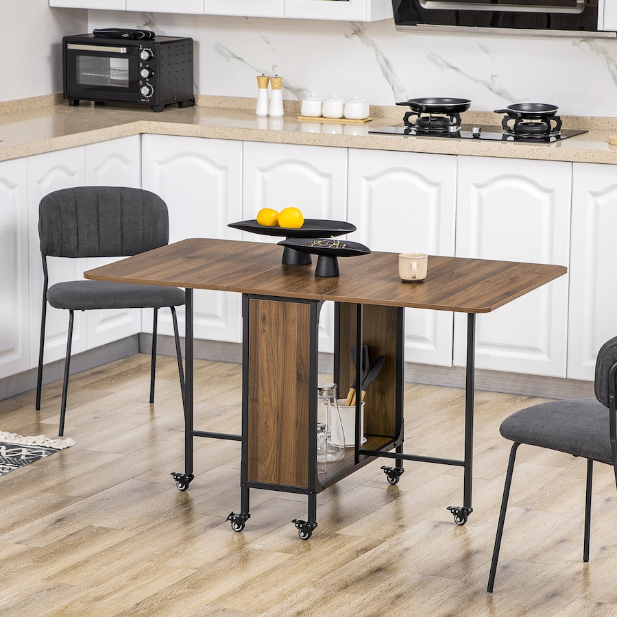 Image 929660_ALTMORE17.jpg, Product 929-660 / Price $149.99 - $159.99, HOMCOM Mobile Folding Table Kitchen Table Extendable Dining Table With Storage from HOMCOM on TSC.ca's Home & Garden department