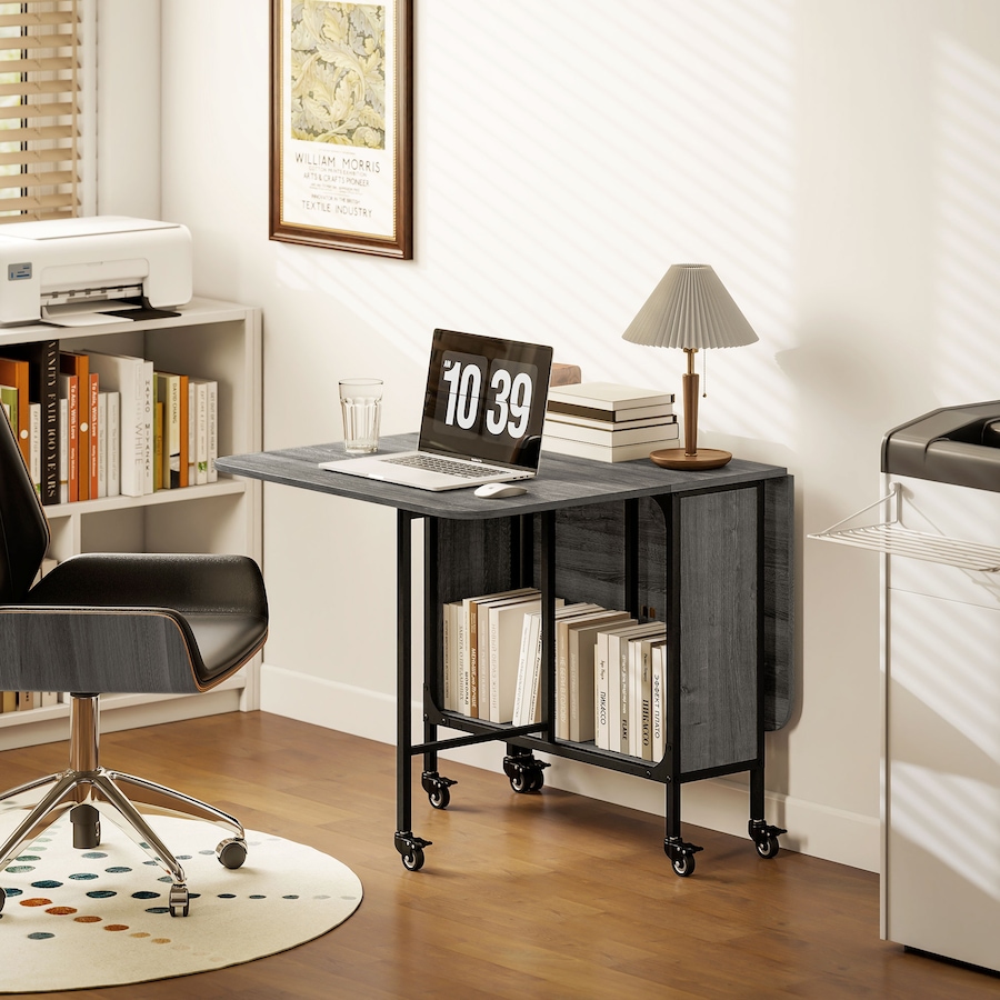 Image 929660_ALTMORE27.jpg, Product 929-660 / Price $149.99 - $159.99, HOMCOM Mobile Folding Table Kitchen Table Extendable Dining Table With Storage from HOMCOM on TSC.ca's Home & Garden department