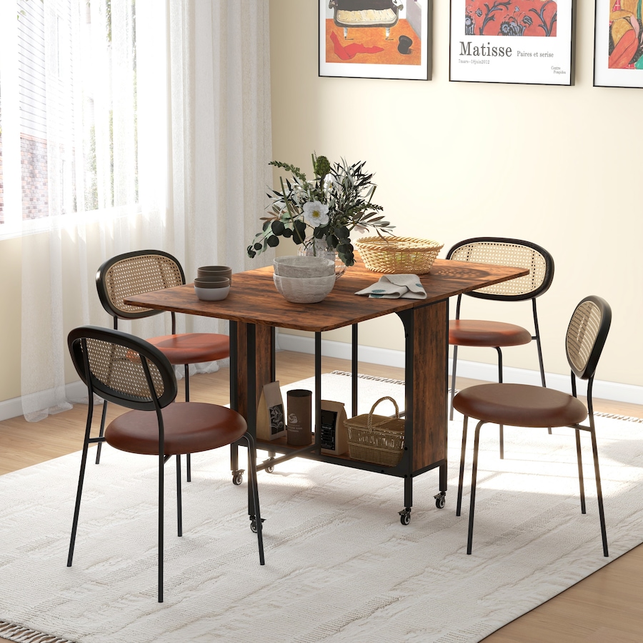 Image 929660_ALTMORE9.jpg, Product 929-660 / Price $149.99 - $159.99, HOMCOM Mobile Folding Table Kitchen Table Extendable Dining Table With Storage from HOMCOM on TSC.ca's Home & Garden department