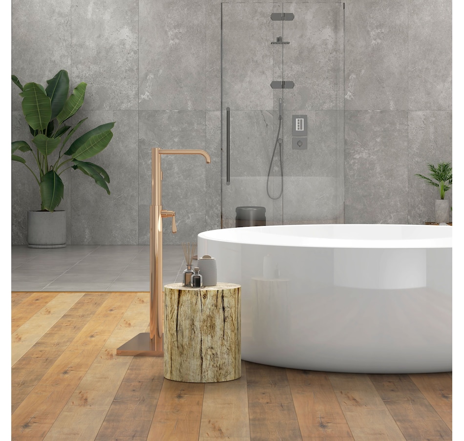 Image 929665_ALTMORE14.jpg, Product 929-665 / Price $109.99 - $112.99, HOMCOM Tree Stump Stool, Concrete Side Table with Wood Grain Finish from HOMCOM on TSC.ca's Home & Garden department