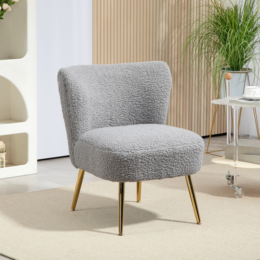 Image 929668_ALTMORE1.jpg, Product 929-668 / Price $189.99, HOMCOM Accent Chair Side Chairs for Living Room with Gold Steel Legs from HOMCOM on TSC.ca's Home & Garden department