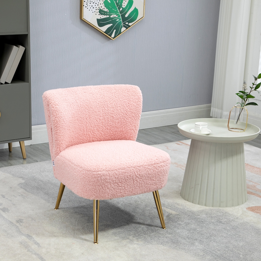 Image 929668_ALTMORE17.jpg, Product 929-668 / Price $189.99, HOMCOM Accent Chair Side Chairs for Living Room with Gold Steel Legs from HOMCOM on TSC.ca's Home & Garden department